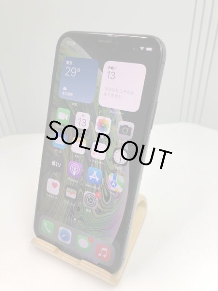 画像1: 中古　iPhoneXs  64GB　バッテリー100％　SIMフリー　ブラック　ランクA (1)